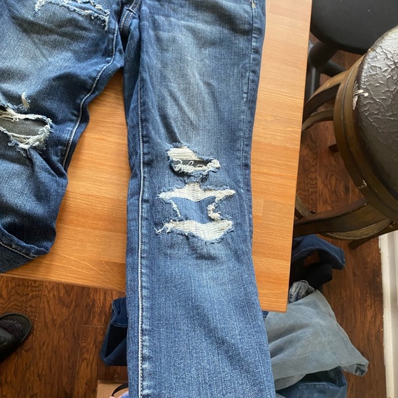 AMERICAN EAGLE hi-rise jegging size 8 long (4) - Picture 10 of 14